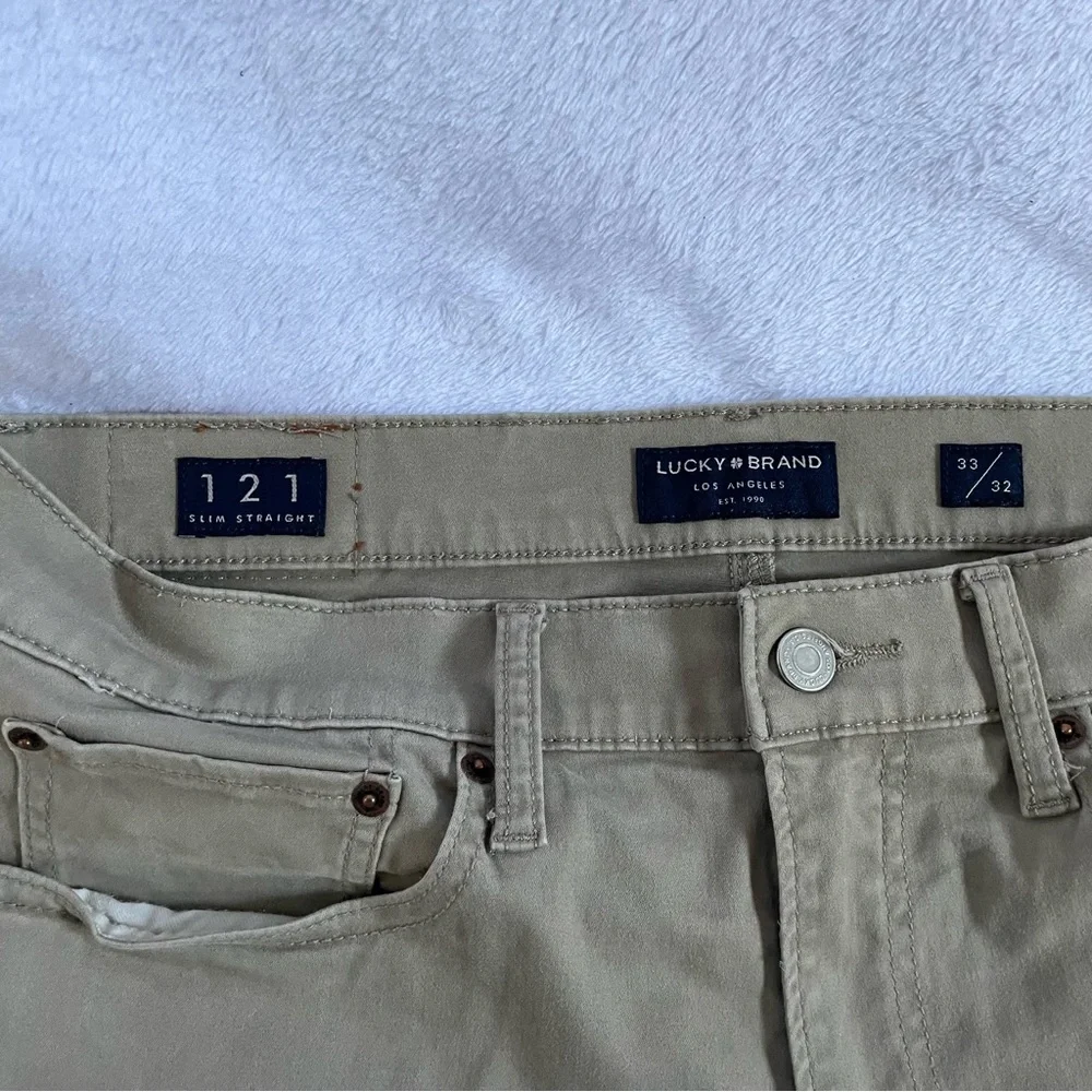Lucky Brand Men’s Jeans Size‎ 33 x 32 121 Slim Straight Leg EUC